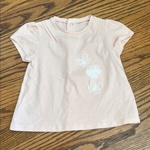 Mayoral Pink Kids Shirt with Floral Design